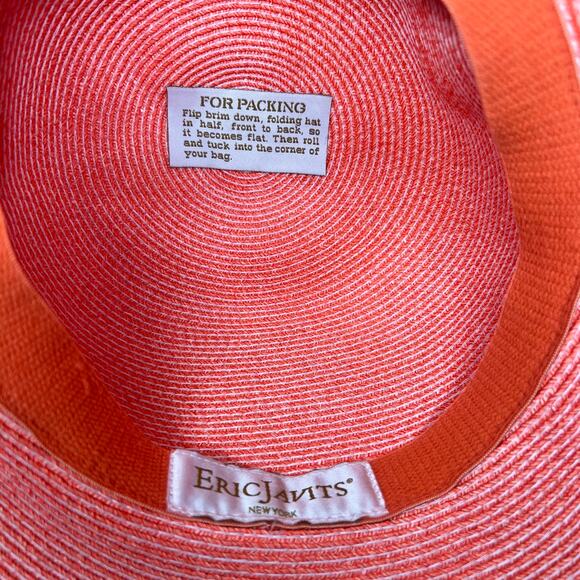 Eric Javits Pink Floppy Straw Sun Hat main image 7